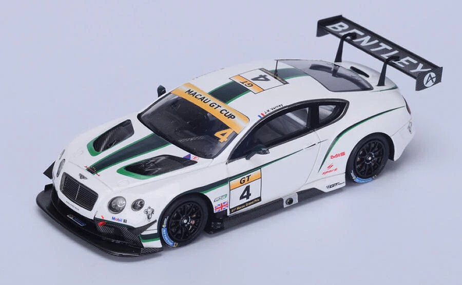 Spark Model BENTLEY CONTINENTAL GT3 N.4 MACAU GT CUP 2014 JEAN KARL VERNAY 1:43 - Photo 1/1