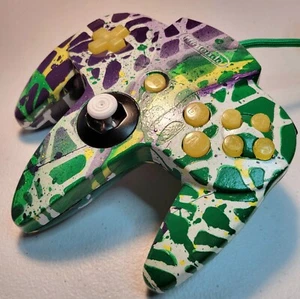 Nintendo N64 OEM Rebuilt Custom Controller - "Donatello" - Picture 1 of 6