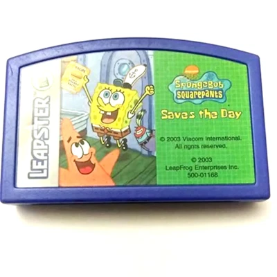Leap Frog Leapster CARTRIDGE'' SpongeBob SquarePants save the Day '' - Image 1 of 3