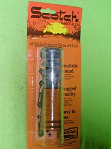 VINTAGE NIP OEM SCOTCH SCOTCHMAN SQUIRREL CALL W/INSTRUCTIONS - Picture 1 of 2