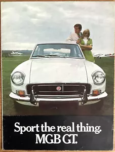 MG MGB 1970 1971 UK Mkt Sales Brochure - #2725 - Picture 1 of 4