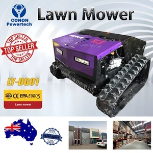 Gasoline Electric Mower Remote Control Grass lawn Weeding Mow Caterpillar track - Picture 1 of 13