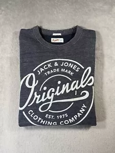 Jack & Jones Originals Grey Sweatshirt Men’s Size M - Picture 1 of 10
