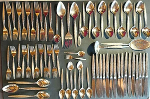 VENETIA Oneida Community Stainless Burnished & Glossy Silverware Flatware CHOICE - Picture 1 of 45