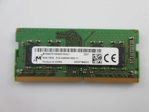 RAM Speicher SO-DIMM 8GB PC4-3200AA MICRON MTA8ATF1G64HZ-3G2J1 Original - Picture 1 of 1