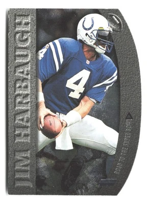 1997 Pro Line DC III #SB17 Jim Harbaugh Road to the Super Bowl - Image 1 of 2