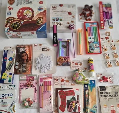 MARKENLOS Kreativer Adventskalender Mädchen Basteln Schreiben Malen Handmade