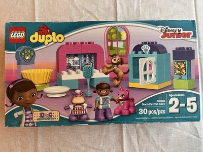 LEGO Duplo 10828 — уход за домашними животными Doc — полный б/у набор — повреждение коробки без руководства - Изображение 1 из 4