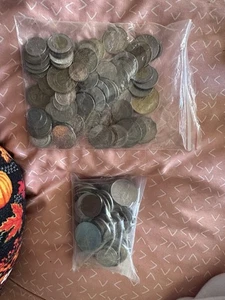 50+ (1/2lb) Foreign coin lot. Mixed coins from around the world. - Picture 1 of 5