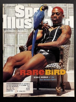Sports Illustrated 29 de mayo de 1995 Dennis Rodman San Antonio Spurs pájaro raro Foto 1 de 2