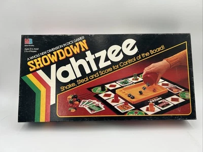 Vintage SHOWDOWN YAHTZEE Board Game Milton Bradley 1991 - Image 1 of 4