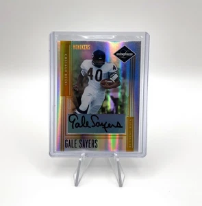 GALE SAYERS 2006 Leaf Limited Gold Monikers #139 Chicago Bears Auto /40 HOF - Foto 1 di 4