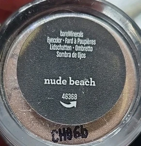 Sealed BareMinerals Eye Shadow EyeColor Mini Size .28g/.01oz NUDE BEACH - Picture 1 of 2