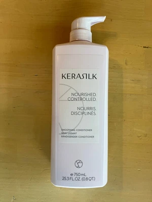 Acondicionador suavizante controlado nutrido Kerasilk, 25,3 oz / 750 ml Foto 1 de 3