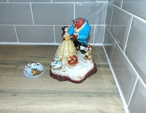 Disney Traditions Die Schöne und das Biest Figur (Jim Shore) BESCHÄDIGT/ARM & Briefbeschwerer - Bild 1 von 17