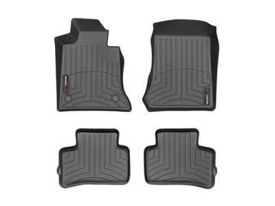 WeatherTech FloorLiner for 2010-2012 Mercedes GLK-Class - 1st & 2nd Row, Black - Image 1 of 4