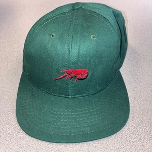 Mütze Kappe Cajun Clothing Company rot bestickt Langustenlogo grün verstellbar - Bild 1 von 8