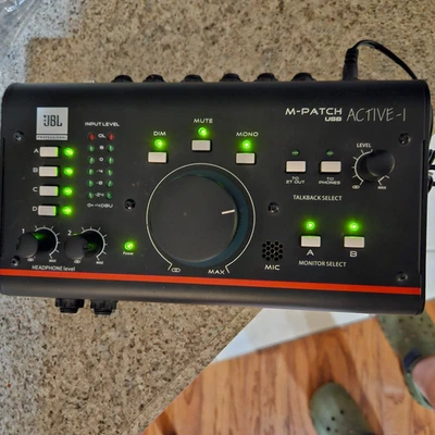 JBL M-Patch Active-1 Precision Monitor Controller with DC Adapter - Image 1 of 4
