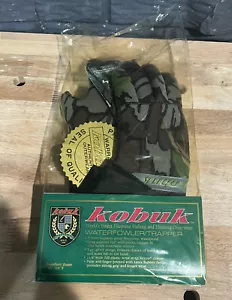 KOBUK Men’s Waterfowler/Trapper Fishing & Hunting Gloves - New Open Package - Picture 1 of 4