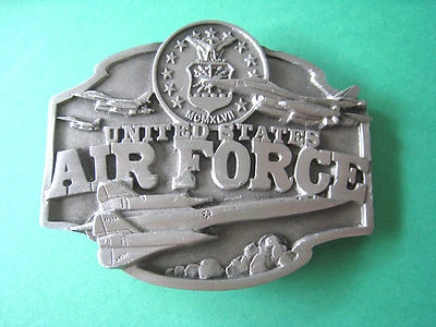 Hebilla de cinturón de peltre de la Fuerza Aérea de los Estados Unidos por Siskiyou Foto 1 de 4