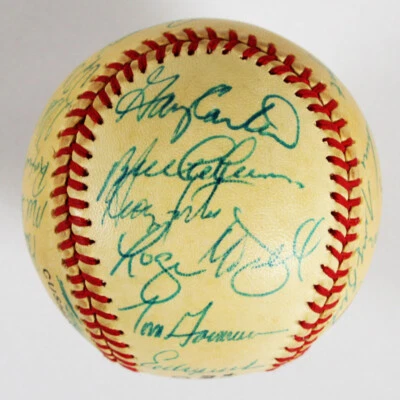 1984 Mets Team Signed Baseball Gary Carter, etc. - COA JSA - Image 1 of 4