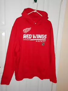 NHL Fanatics Red Wings Hoodie Sweatshirt Pullover Shirt Red 2XL - Picture 1 of 2