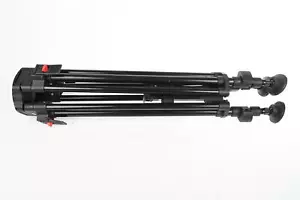 Cartoni H602 Aluminum 2-Stage EFP Tripod Legs 100mm Bowl w/ S731 Spreader #911 - Picture 1 of 6