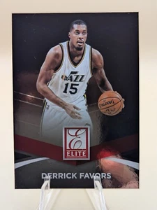 2014-15 Donruss Basketball Derrick Favors Elite insert card #1 Utah Jazz - Picture 1 of 2