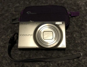 Nikon COOLPIX S6100 Digital Camera Silver - Picture 1 of 7
