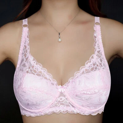 Ladies Bras Lingerie Lace Push Up Bra Underwire Bralette Underwear 32-42 A B C D - Image 1 of 4