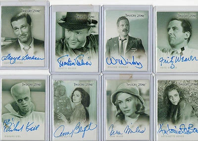 The Twilight Zone Autograph Card Selection NM Rittenhouse Archives - Image 1 of 4