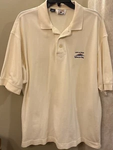 Cutter&Buck Ivory Short Sleeve LAKE LAS VEGAS REFLECTION BAY Polo Shirt Size XL - Picture 1 of 8