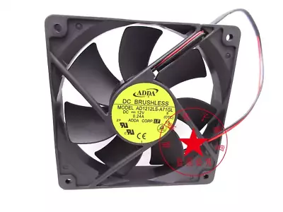 1PC ADDA AD1212LS-A71GL 12V 0.24A 12CM chassis power supply silent cooling fan - Image 1 of 4