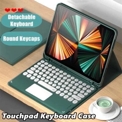 Touchpad Keyboard Case Mouse For iPad 6th 7th 8th 9th 10th Gen Air 3 4 5 Pro 11 - Image 1 of 4