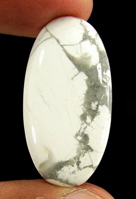 25.85 CT Natürlich Weißer Howlith Lose Edelstein Cabochon Wire Wrap Stein - - Bild 1 von 2