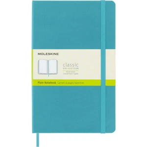 Moleskine Classic Notebook Reef Blue Large Hardcover Elastic Closure Journal - Picture 1 of 13