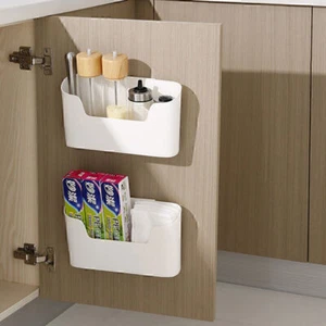An der Wand befestigte Aufbewahrungsbox Sundries Organizer Küche Schrank TürLOVE - Bild 1 von 10