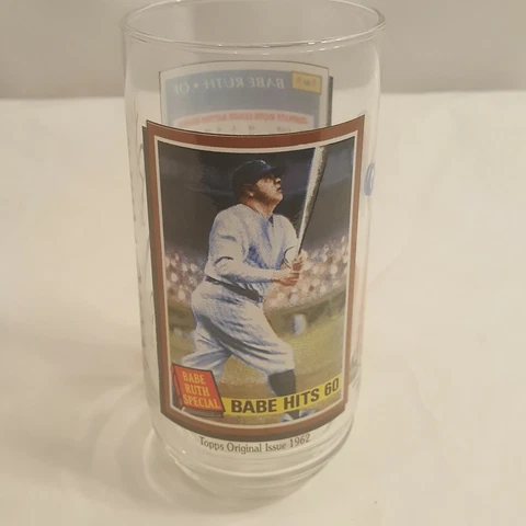 1993 McDonalds All Time Greatest Team Babe Ruth OF NY Yankees Glass Tumbler Cover