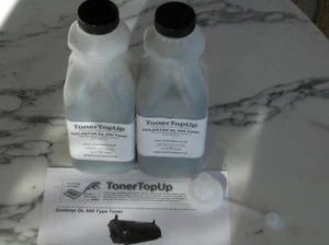 Two Bottle Toner Refill for Goldstar GL GLX 630 660 Workcentre Pro 610 6R00833 - Picture 1 of 2