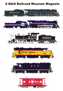 B&O Railroad Museum (Baltimora & Ohio) 6 magneti Andy Fletcher - Foto 1 di 1