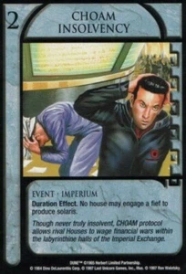 Dune CCG - Ojo de la Tormenta INSOLVENCIA ESPUMA M/GEMA COMO NUEVO Punta Estante Superior - Imagen 1 de 1