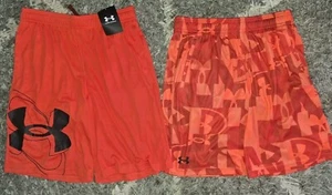 2 Boys under Armour Athletic Logo Shorts NEW Kids large - Picture 1 of 5
