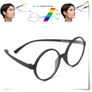 Blaulichtblockierende Lesebrille Premium Gläser & flexibles Gestell mattschwarz - Bild 1 von 3