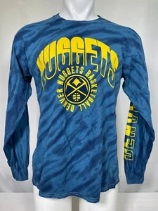 Denver Nuggets NBA Junk Food Men's Game Time Tie-Dye Long Sleeve T-Shirt - Picture 1 of 9