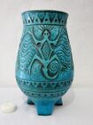 Rare Vase En Céramique Vintage Jasba N31211 35, Fat Lava, West Germany