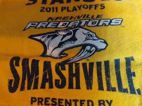 NASHVILLE PREDATORS SMASHVILLE SGA 2011 RALLY TOWEL NHL Cover