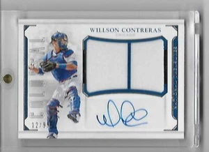 Willson Contreras Panini National Treasures RC COLOSSAL Jersey Auto/99 Autograph - Picture 1 of 1