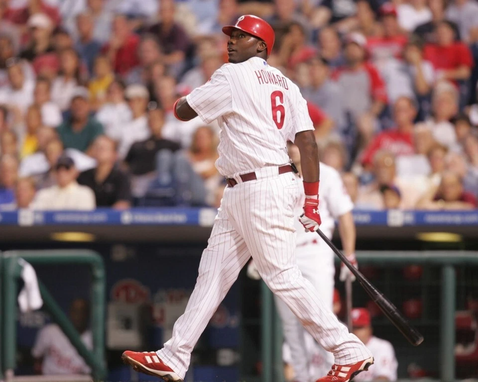 FOTO DE BÉISBOL RYAN HOWARD 8X10 PHILADELPHIA PHILLIES MLB Foto 1 de 1
