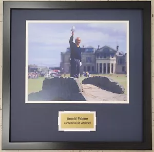 Arnold Palmer "Farewell to St. Andrews" Swilcan Bridge 11x14 Framed Photo - Picture 1 of 1