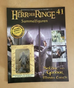 Figura Coleccionable Señor de los Anillos Nº 41 Soldado de Gondor 1:29 De Agostini - Imagen 1 de 2